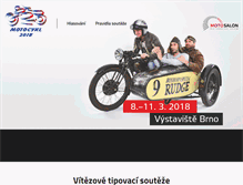 Tablet Screenshot of motocyklroku.cz
